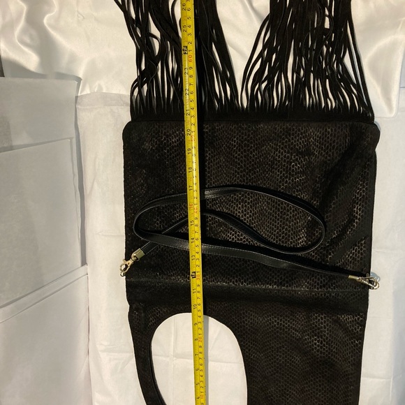 Shoulder cross body unique pattern suede - Picture 5 of 8